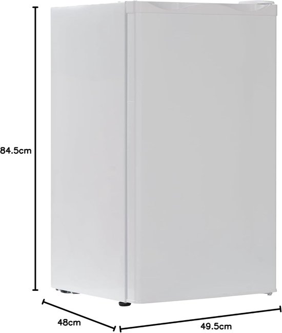 Tafelmodel Koelkast - Kleine Koeler - Voedsel Vers Houden - Energiezuinig Model - 94 L Inhoud - Wit — afbeelding 4