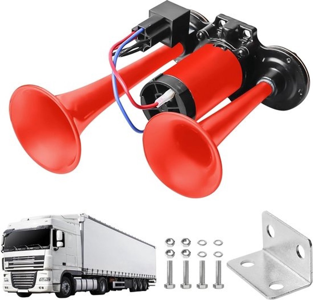 Luchthoorn 12 volt - Gastoeter - Luchthoorn - Signaal
