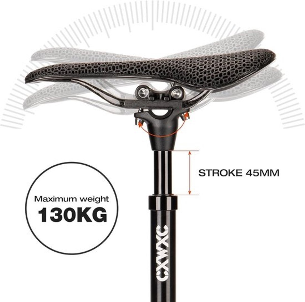 Verende Zadelpen - Zadelstrop Extra Stevig - 120kg - Fietsonderdeel