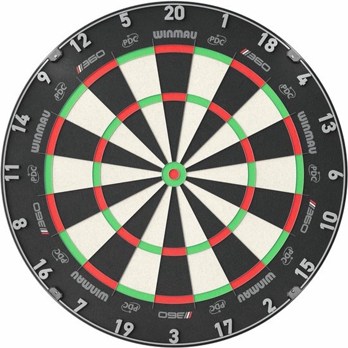 Dartbord met Triple Core Carbon en Volledige Rotatie - Professioneel PDC Dartbord voor Dartliefhebbers