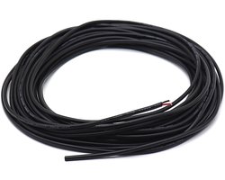 GOIYZTTR 5 meter 20 AWG elektrische kabel, zwart, ronde kabel met 2 geleiders, flexibele pvc-kabel, diameter 4,3 mm - ShopVlot