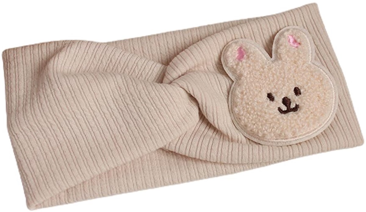 Dailygoods- Babyhoofdband Elastisch - Katoenen Haarband - Hoofdband Kinderen - Hoofdband Meisje - Cartoon Patroon - Zacht en Huidvriendelijk