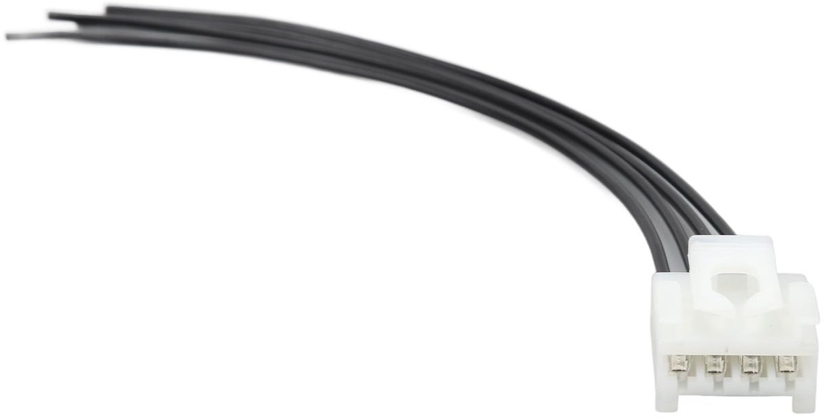 Dailygoods - 4-Pins Achterlichten Aansluitplug Vervanging voor Grande Punto & 147/156/159