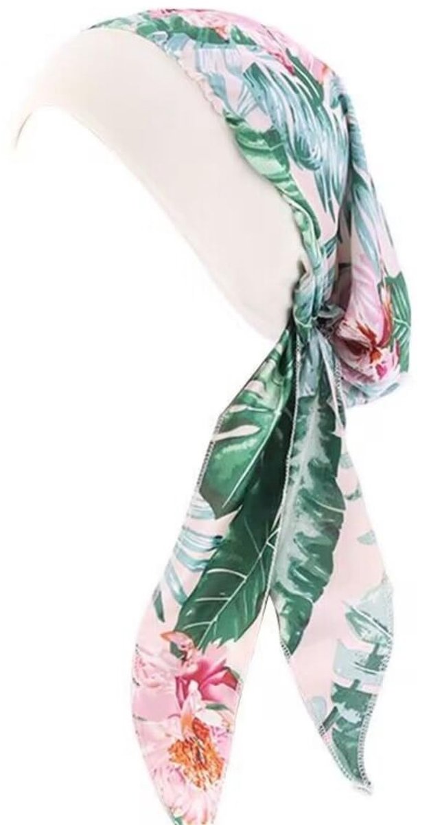 Dailygoods- Hoofddeksel Chemotherapie - Tulband - Zomerdoek - Elastisch - Ademend - Eén maat - Polyester