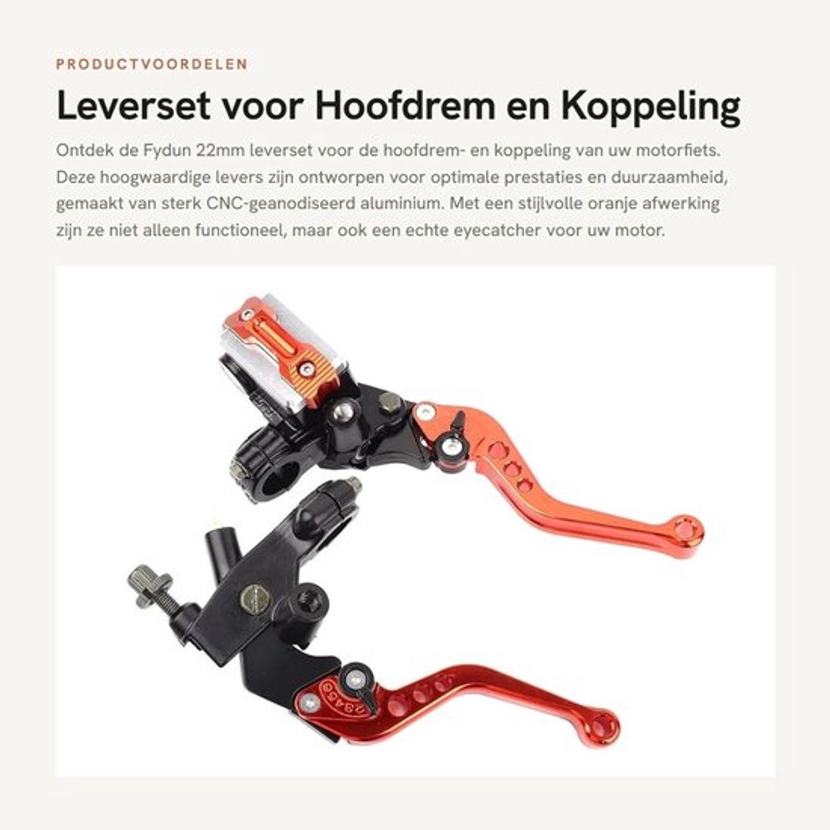 Bremse Levers - Verstelbare Aluminium - Remklauwen Verf - Koppeling - 1 Paar - Anodiseerbaar - Universeel