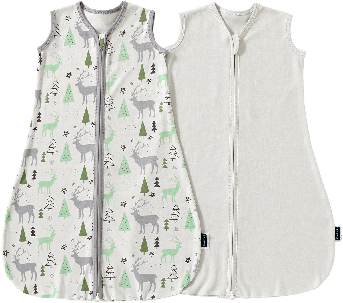 SnelShoppen - PewinGo Babydeken 0,5 Tog 2 Stuks - Ademend, Zacht Katoen, Perfect voor Baby's, Slaapkamer, Reis, Kleur Blauw en Roze