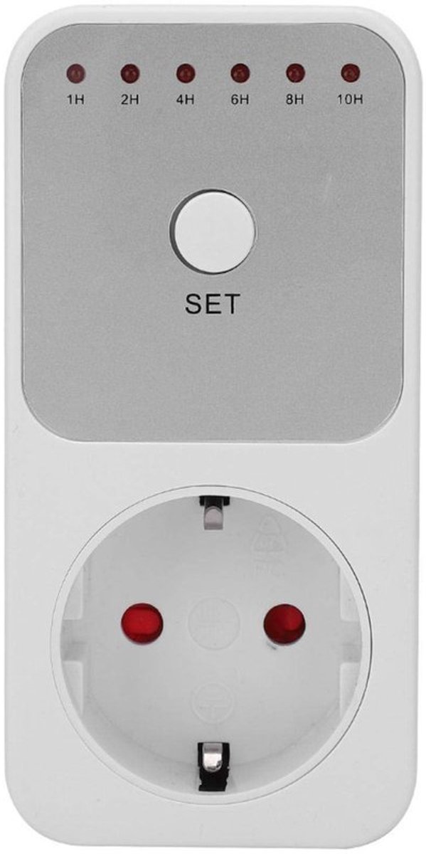 - Timer Stopcontact Schakelaar - Automatische Countdown Timer - Meerkleurig - Plug-in Controller - Ideaal voor Thuisgebruik - 230V