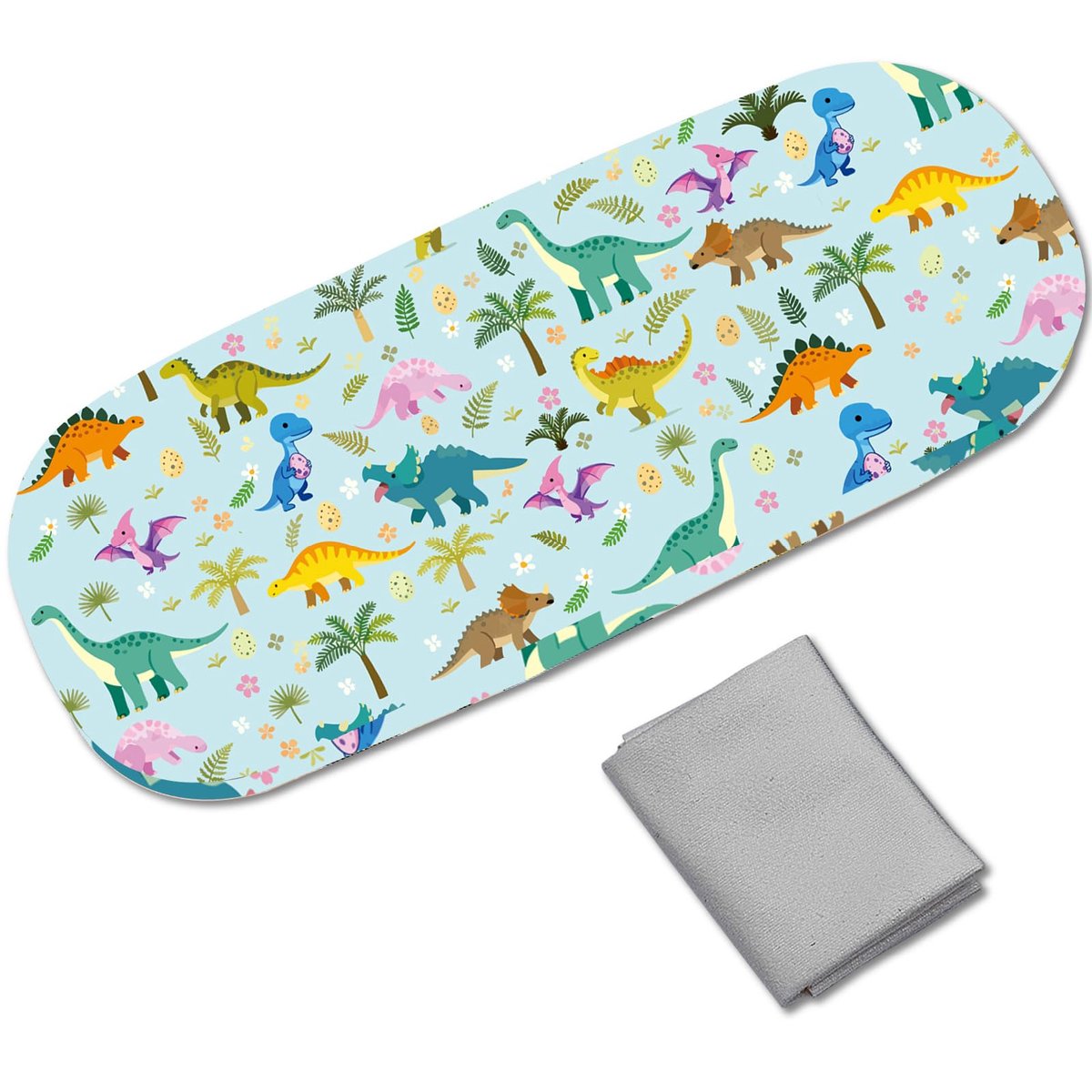 Dailygoods - Harde Shell Zonnebril Case PU Lederen met Reinigingsdoek - Draagbare Bril Houder