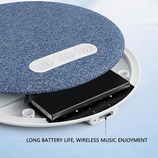 Kussenspreker Bluetooth - Slaapspeaker Dun - Diepe Ontspanning - Automatische Uitschakeltimer - 11mm Dik - Wit — afbeelding 4