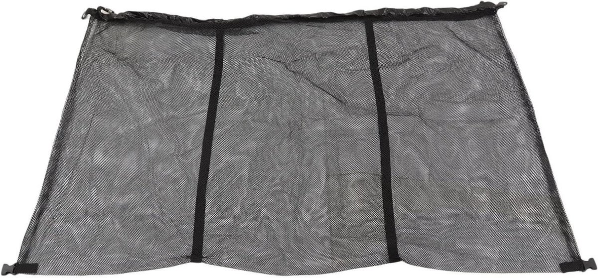 Opbergnet Zwembad - Net voor Drijvers - Zwembad Organiseren - Robuust Duurzaam - 135 x 90 cm - Zwart