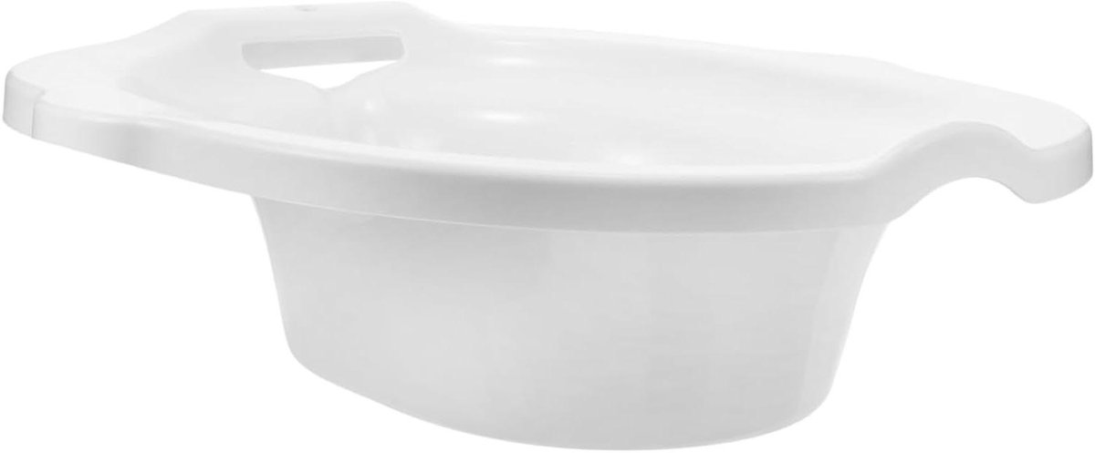 Zitbad Bekken - Waskom Toilet - Postnatale Verzorging - Ergonomisch Ontwerp - 38.5 x 38 x 11 cm - Wit