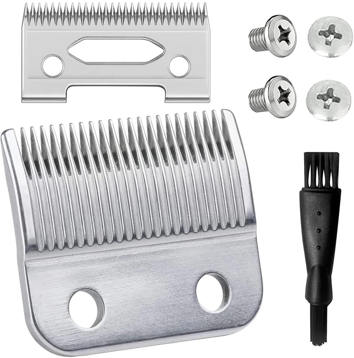 SnelShoppen - Vervangende Mes voor Haartrimmer, Professionele Precisie met 2 Gaten, Verstelbare Blades, Compatibel met Draadloze Haar Clippers, Ideaal
