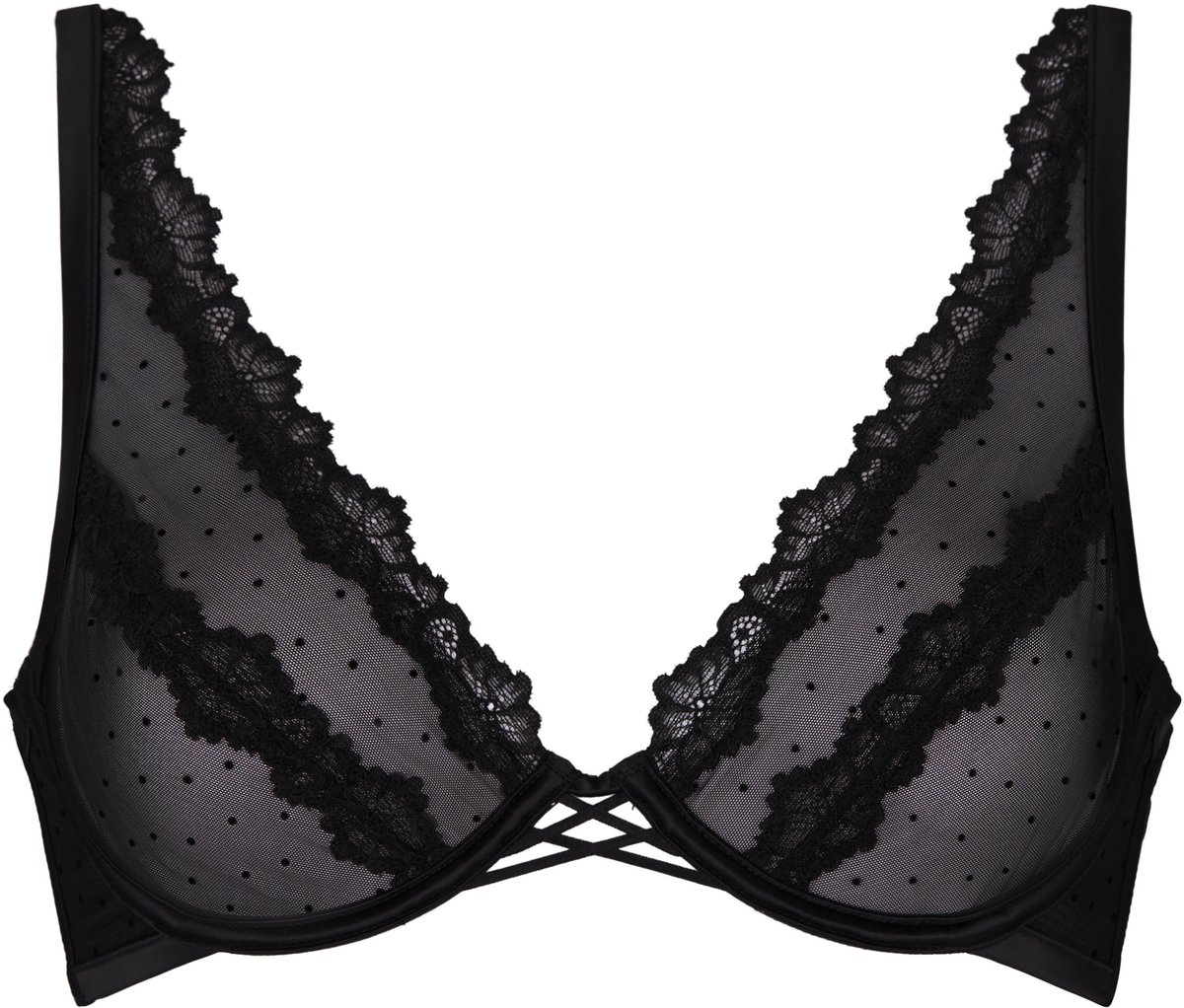 Hunkemöller Non-Padded Underwired Bra Kat Zwart