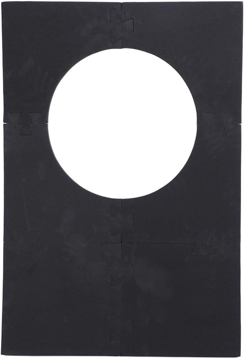 Dartbord Surround - Muurdecoratie Achterbord - Dart Spel Beschermen - 1 Inch Dik EVA Schuim - 104x71 cm - Zwart