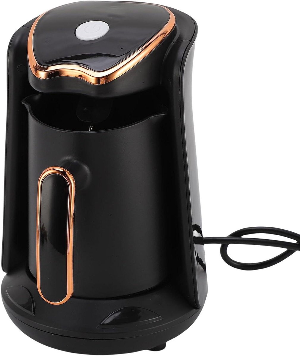 Turkse Koffiezetapparaat - Koffiezetter Mokkapot - Koffie Zetten - Slim Overlooppreventie - 0.3L - Wit
