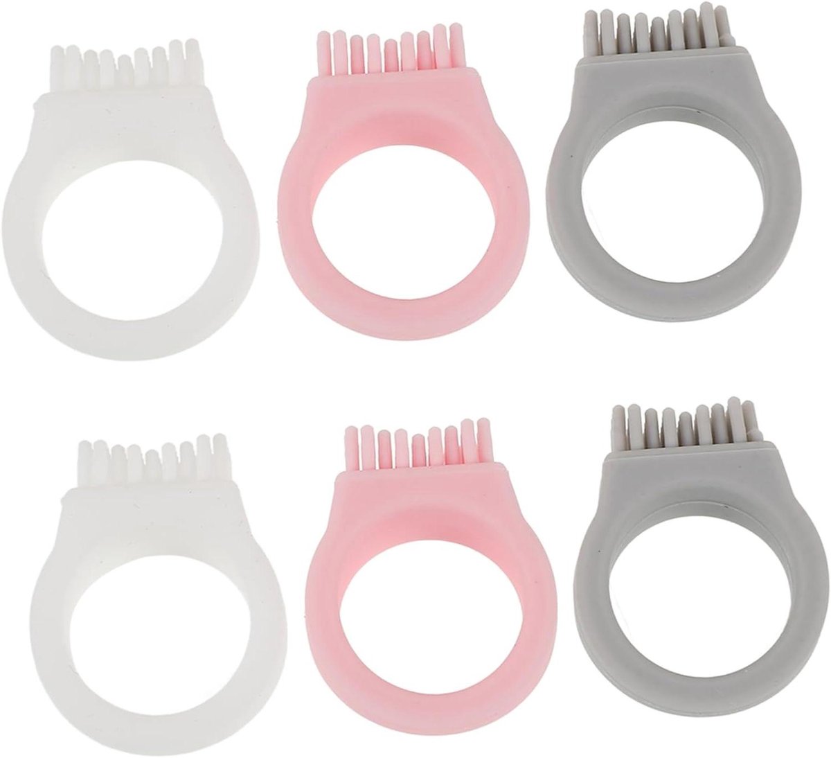 Mini Tandenborstel Ring - Vinger Tandenborstel - Reizen Mondhygiëne - Draagbaar Ontwerp - 2.7 x 2.1 x 1 cm