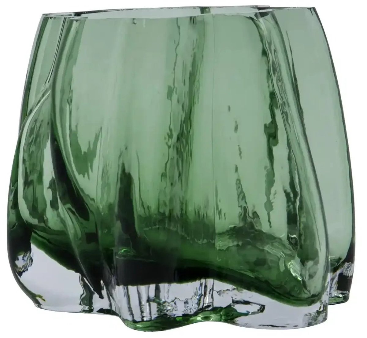 House Doctor Sfeerlicht Curva groen glas 15cm