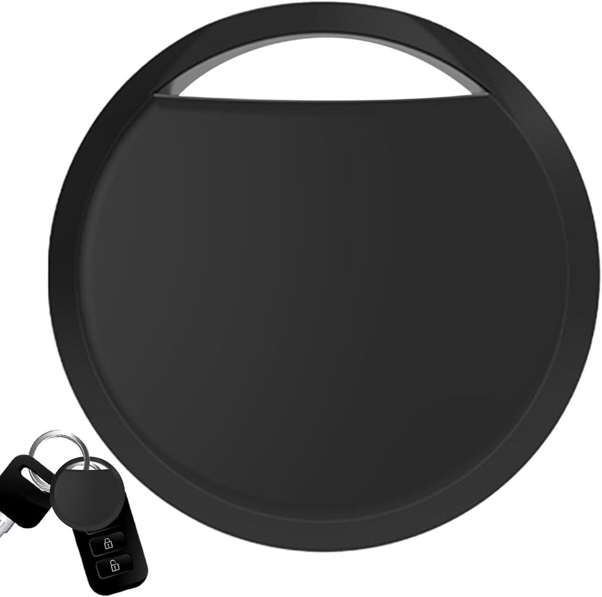 Slimme Tracker Tag - Locatie Tracker - Waardevolle Spullen - Audiovisuele Alerts - 36x36 cm - Zwart