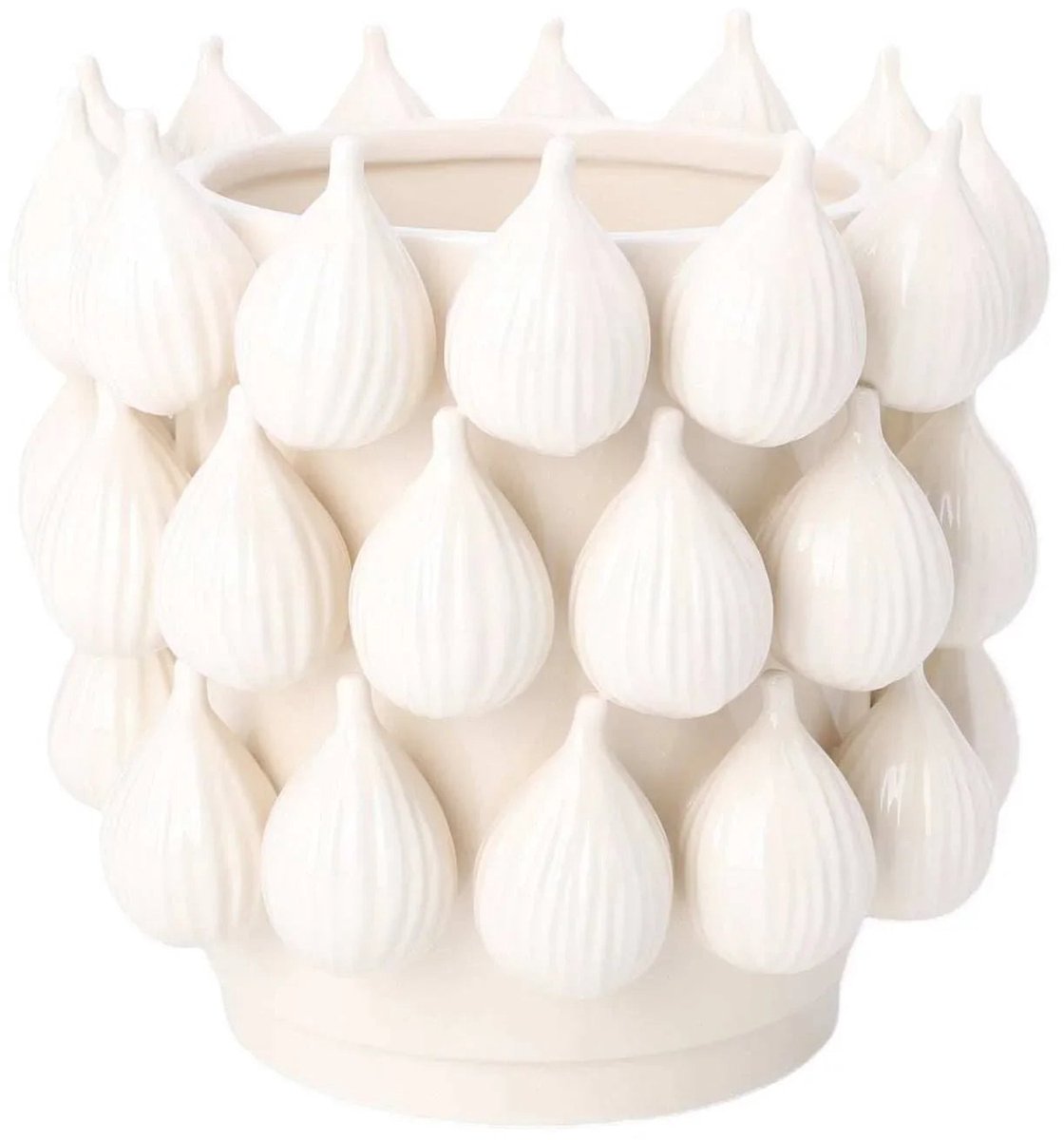House of Nature Vaas Sabanilla vijg wit 22cm [gid://shopify/Metaobject/296204665167]