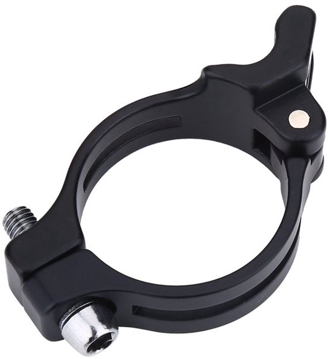 - Voorderailleur klem - Aluminium legering - Verstelbare soldeer clip adapter - Fiets accessoire - Duurzaam en stevig - Eenvoudig te gebrui..