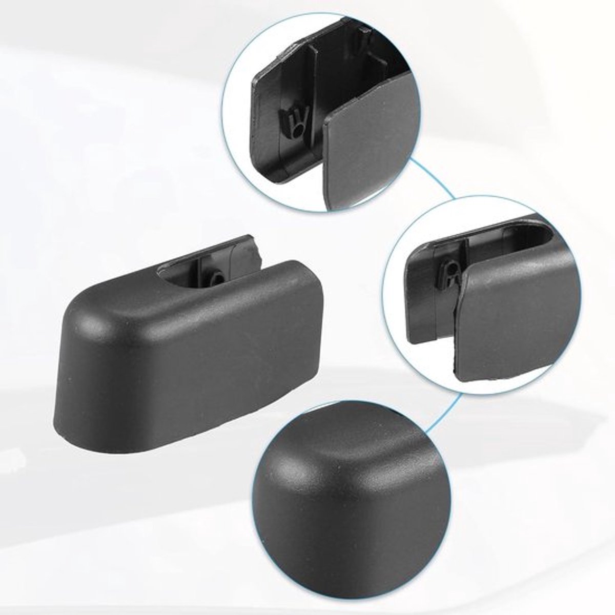Achterruit Wisser Arm Kap - Auto Accessoire - Beschermhoes - Kunststof - Zwart - 1 Stuk