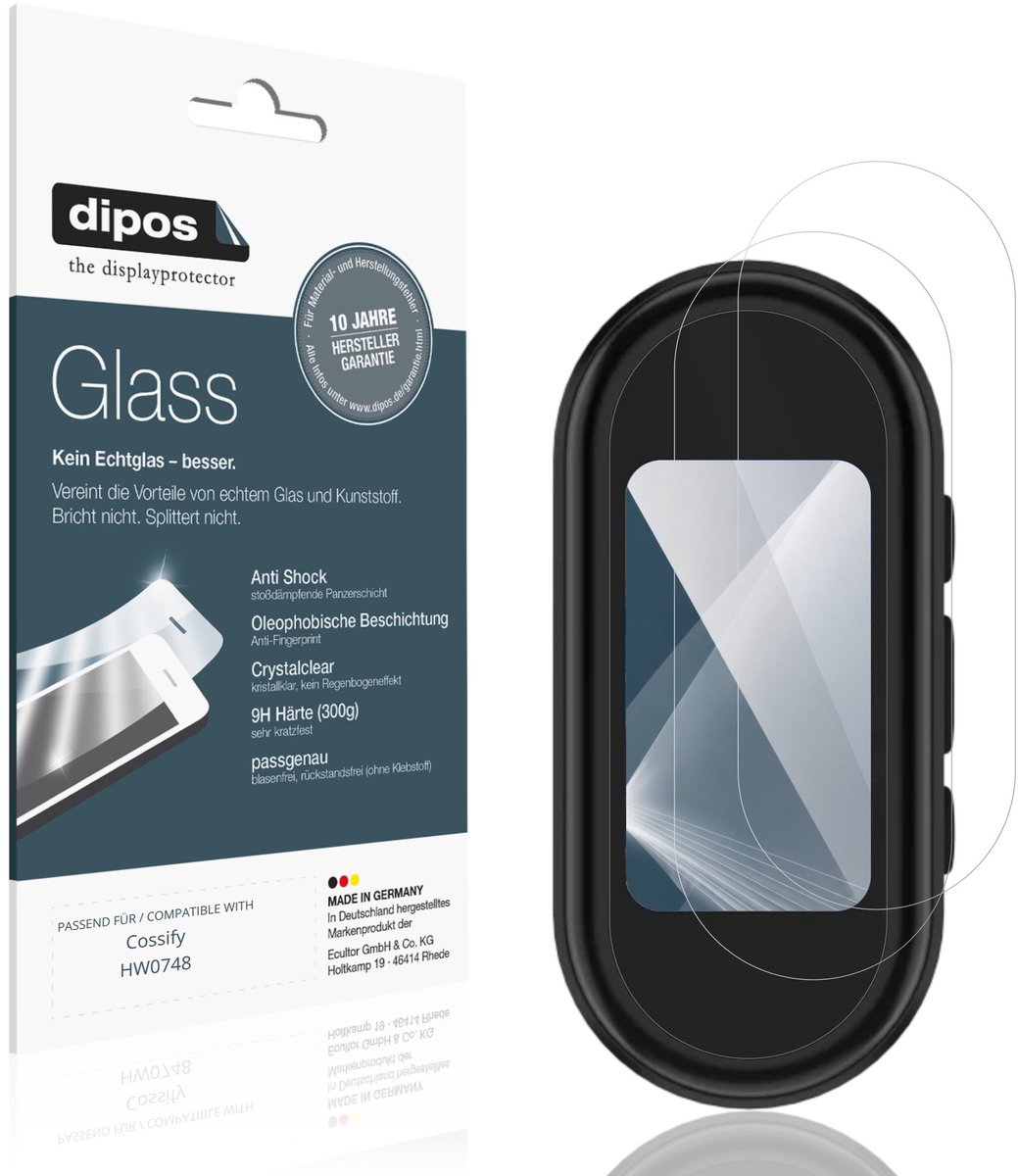 dipos – 2x Pantserfolie geschikt voor Cossify HW0748 | 9H Screenprotector