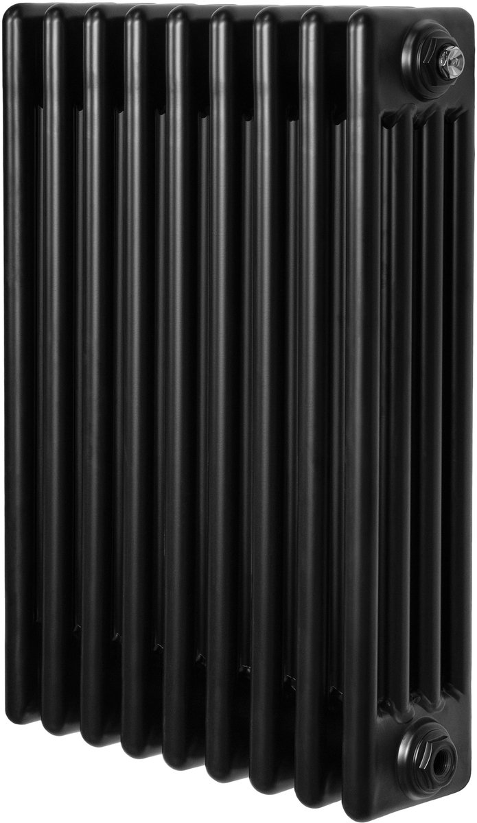 Traditionele 4-kolom radiator - verticaal - zwart - 600x425 mm