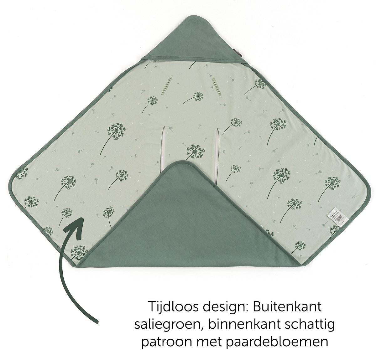 SnelShoppen - Wikkeldeken voor babyzitje, dunne zomerbabydeken van 100% katoen, 80 x 80 cm, Oeko-Tex Standard 100 getest, mintgroen, ideaal voor onder