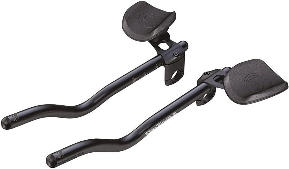 Verstelbare Fietsstuur - Racefiets Stuur - Comfortabel Fietsen - Clip-on Design - 210/360 - Zwart