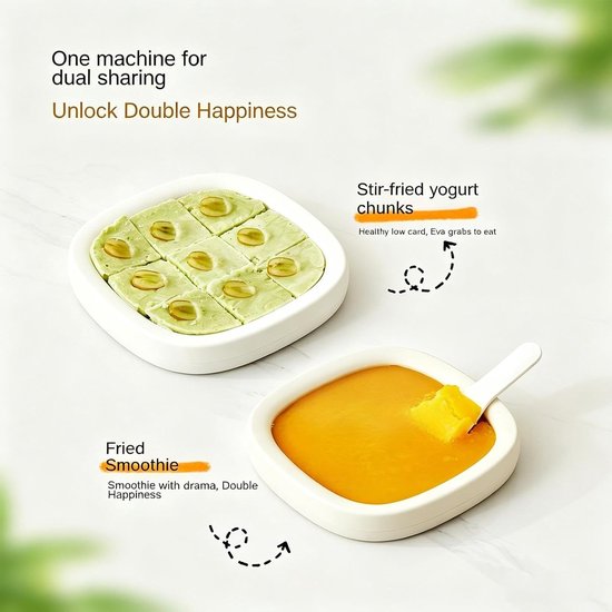 IJs Rol Maker - Dessert Gereedschap - Zelf Desserts Maken - Voedselkwaliteit Roestvrij Staal - 23 cm - Crèmekleurig — afbeelding 4