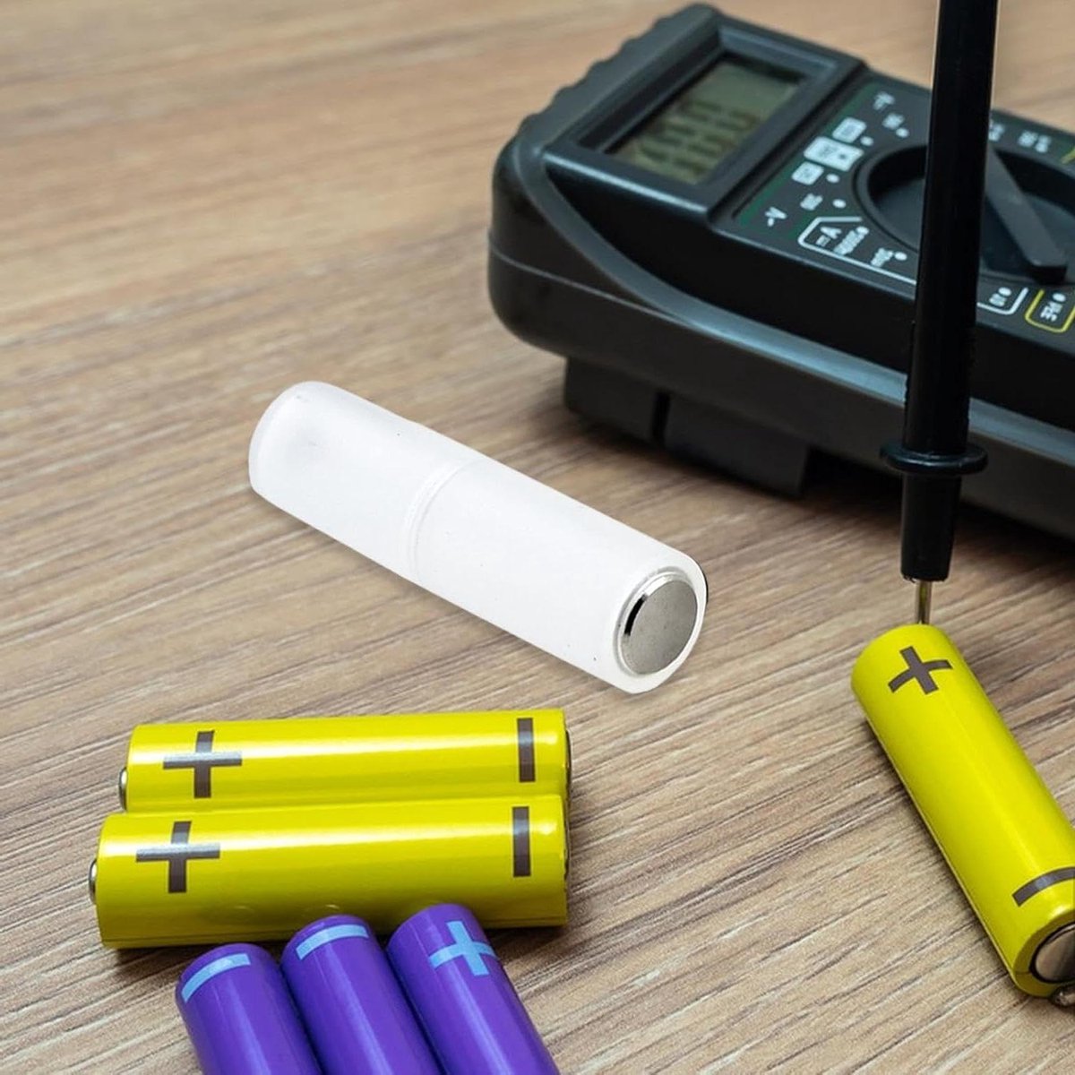 Batterij Adapter - Converter Houder - Apparaten Gebruiken - Verlengt Batterijduur - 5 cm Lengte - Transparant