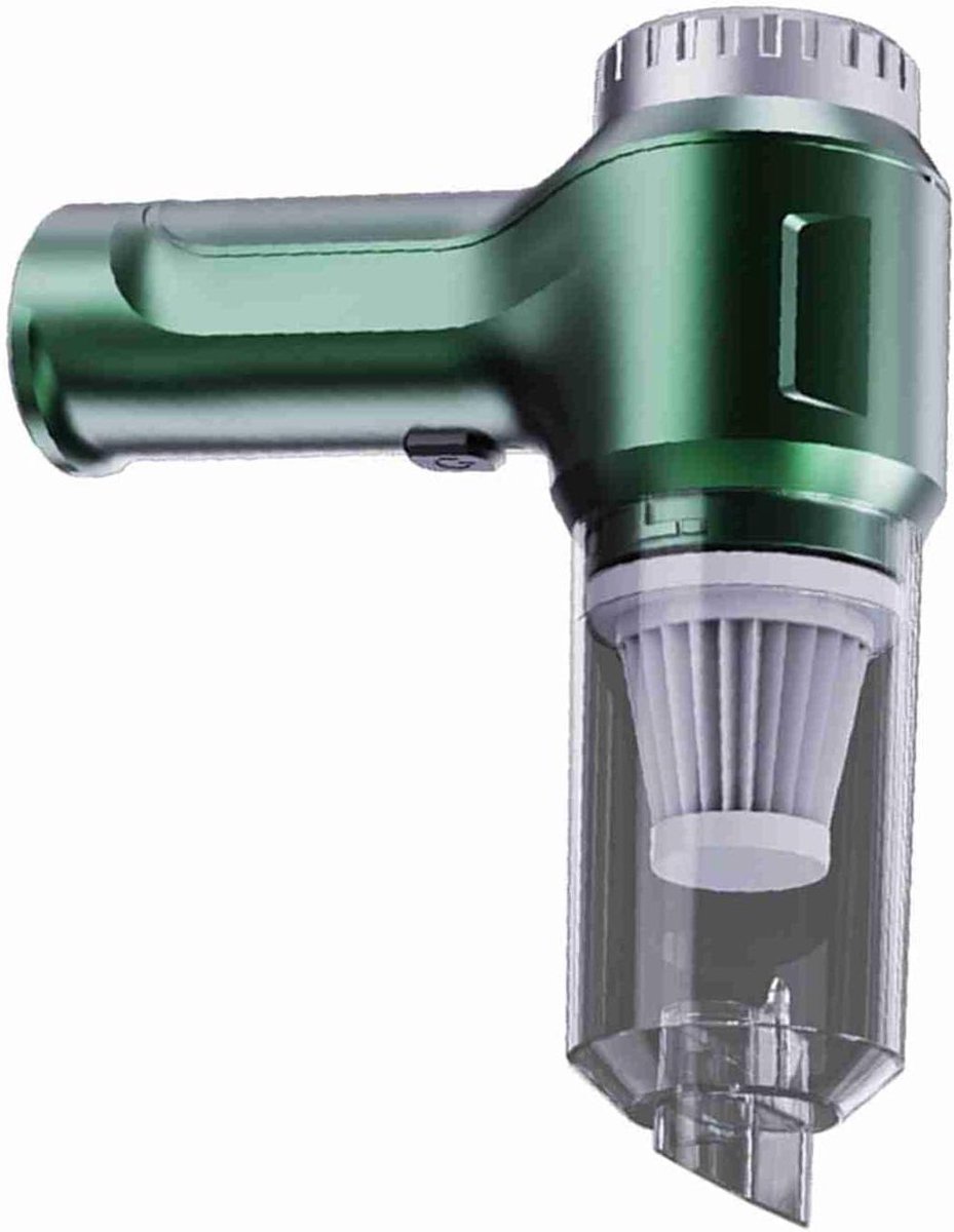 Draagbare Handstofzuiger - Auto Stofzuiger - Auto Interieur Reinigen - 11000PA Sterke Zuigkracht - 4 Inch - Groen
