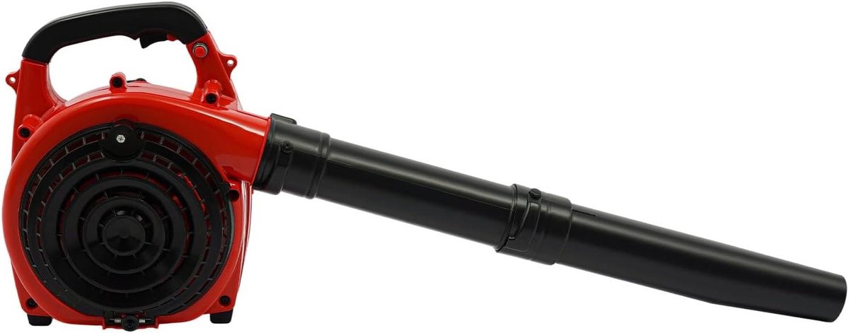 Bladzuiger Benzine - Bladblazer Stofzuiger - Tuinonderhoud - Met Hakselaarfunctie - 254 cc - Rood Zwart