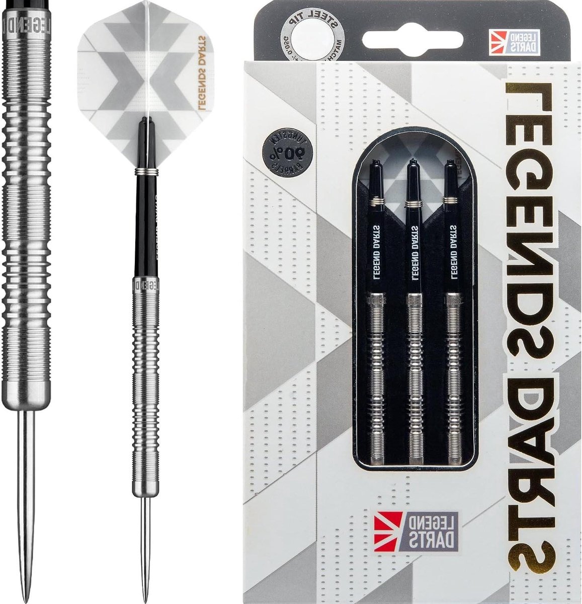 Tungsten Steel Tip Darts - Dartpijlen Set - Precisie Werpen - 90% Tungsten - 24g - Zwart