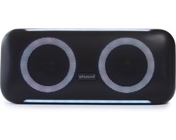 Artsound Lightbeats M Enceinte Bluetooth sans fil avec lumières de fête, noir