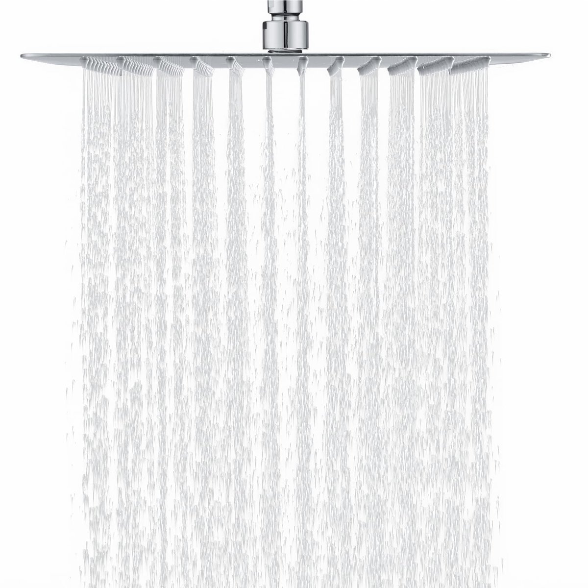 SnelShoppen - Regendouche 30x30 cm, vierkante douchekop, roestvrij staal, luxe regendouche voor badkamer, modern design, eenvoudig te installeren