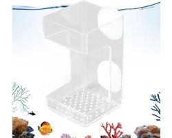 Visvoeder Zuignapbak - Voederschaal Aquarium - Aquarium Voeren - Gecontroleerde Voedselverspreiding - 9.5x5.4x5.4 cm - Niet gespecificeerd