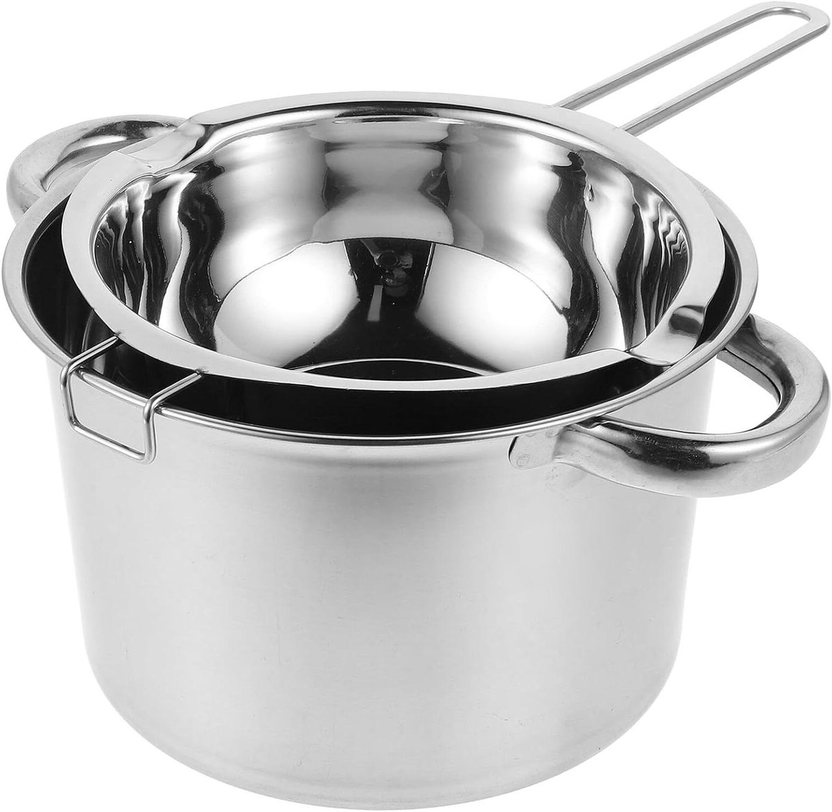 Wax Smeltkroes Set - Kaarsen Maken Pot - DIY Kaarsen Maken - Dubbelwandig Roestvrij Staal
