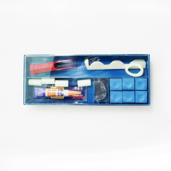 Keu Reparatie Set - Billard Keu Onderhoud - Keu Repareren - Basis Reparatie Kit - 1 Kilogram - Multi Color — afbeelding 3