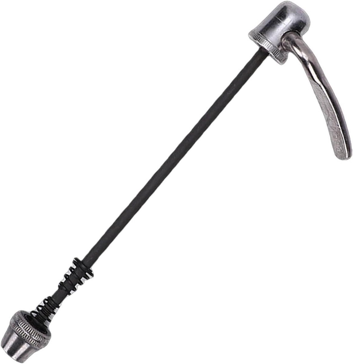 Fietstrainer Snelspanner - Achterwiel As - Wiel Verwisselen - Chromoly Staal - 9 mm As - Zwart