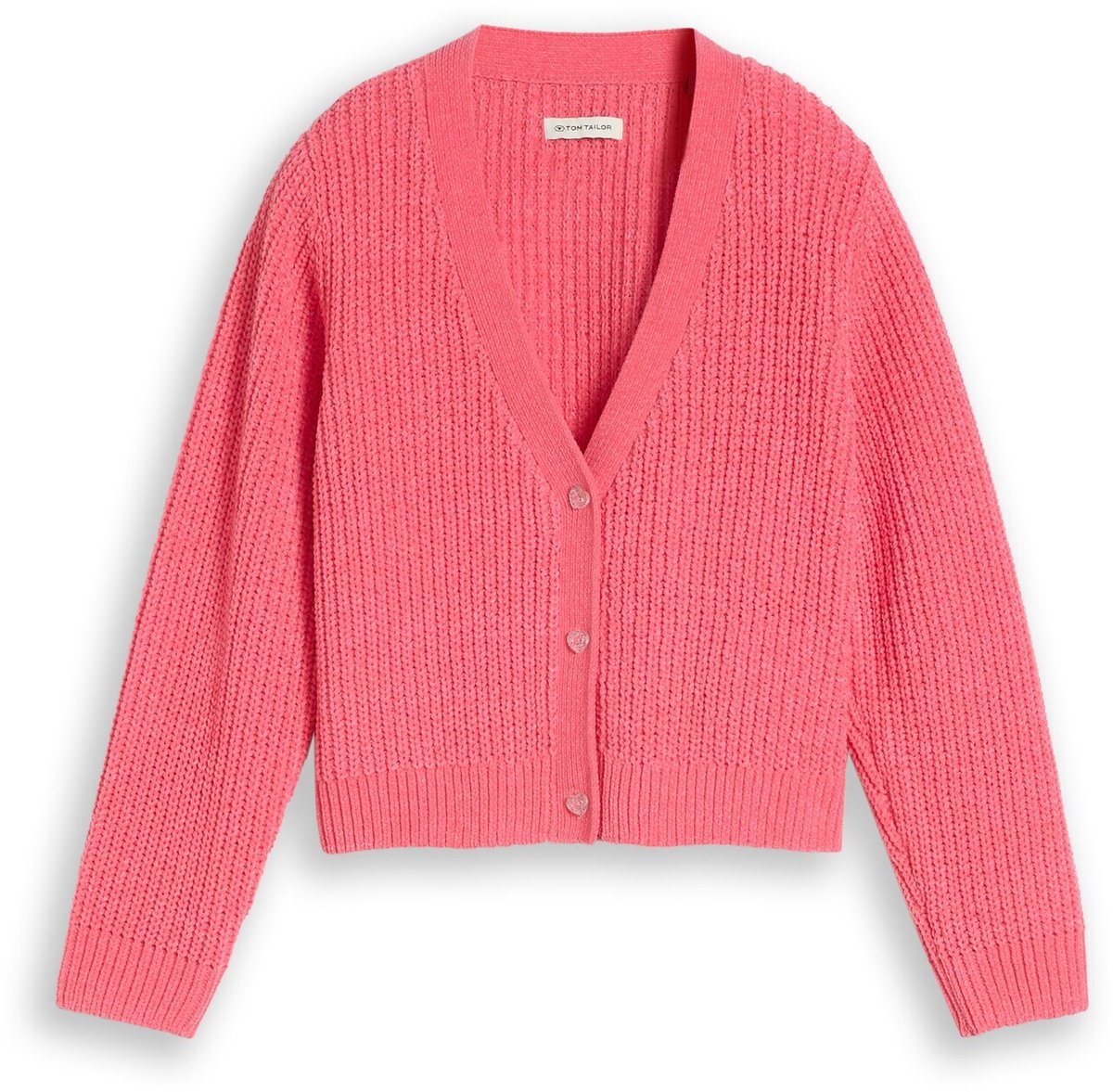 Tom Tailor - Vest met V-hals - Maat 128/134 - pink dream