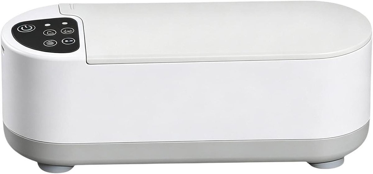 Ultrasone Reiniger - Sieraden Bril - Snel Reinigen - Hoogfrequente Trillingen - 21 x 7 cm - Wit