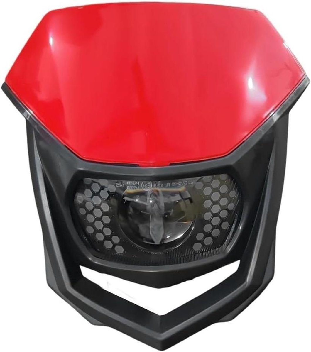 Motorfiets Koplamp - Led Lamp Motor - Veilig Rijden - Hoge Licht Efficiëntie - 1750lm - Mat Zwart