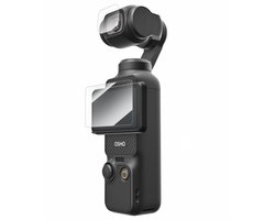 Telesin Screenprotector-set gehard glas voor Osmo Pocket 3 - Voor Scherm en Lens - 9H Hardheid - Transparant