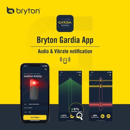 Fietsradar met Achterlicht - Fietsbeveiliging Radar - Veilig Fietsen - StVZO-gecertificeerd - 190 m detectie - Zwart — afbeelding 4