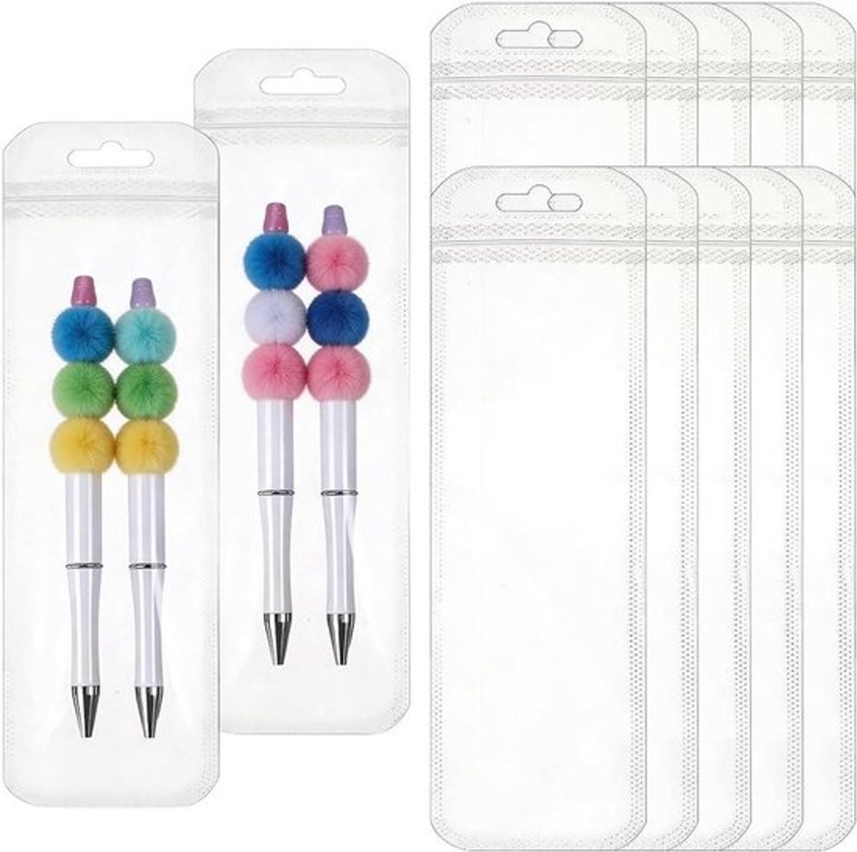 Voedsel Opslag Zakken - Plastic - Ziplock - Clear - Geur Proof - Lipgloss Sieraden - Cosmetica - Snack - 100 Stuks Large Ziplock Bags Sealable Storage Bags with Zipper Closure for Food Jewelry Candy Makeup Packing.