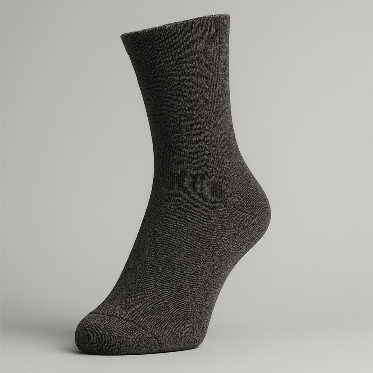 6 Paar - Extra Wijde Sokken - Katoen - Socks4fun - Antraciet - Drukvrije Boord