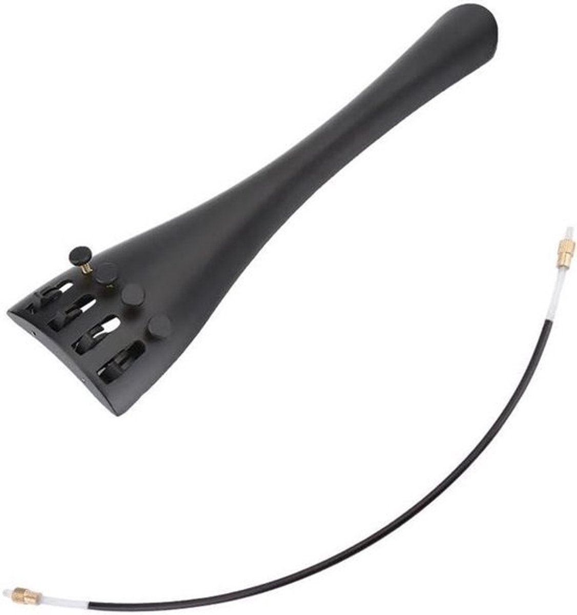 - Cello Staartstuk - Verstelbare Tailgut - Aluminium - Cello Accessoires - 3/4 en 4/4 violoncelles - muzikanten - musicale lessen - thuisgebruik.