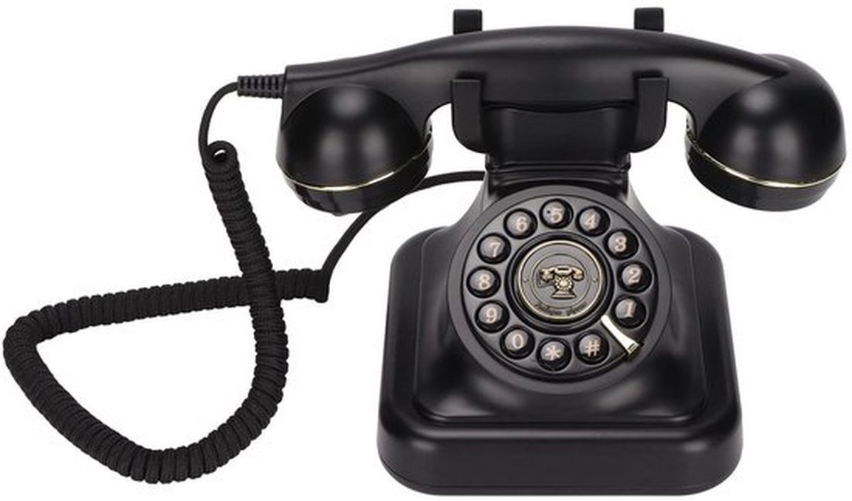 Retro Vaste Telefoon met Snoer - Vintage Telefoon Jaren 1920