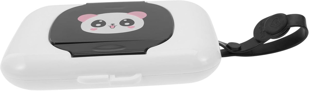 Babydoekjes Dispenser - Draagbare Doekjeshouder - Onderweg Hygiëne - Met Eenvoudige Toegang Knop - 16 x 12 x 1.5 cm